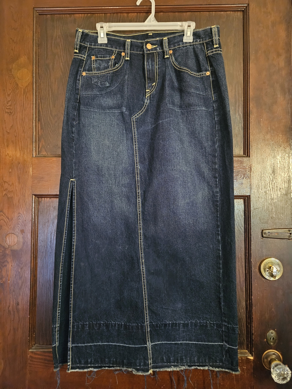 Vintage Levi’s Denim Maxi Skirt 100% Cotton 12MIS